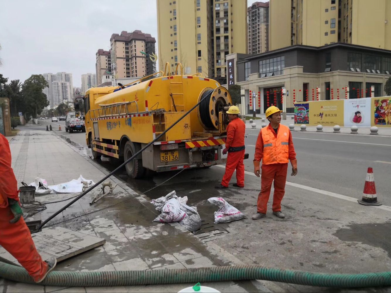 响水排污管道清淤-管道清洗